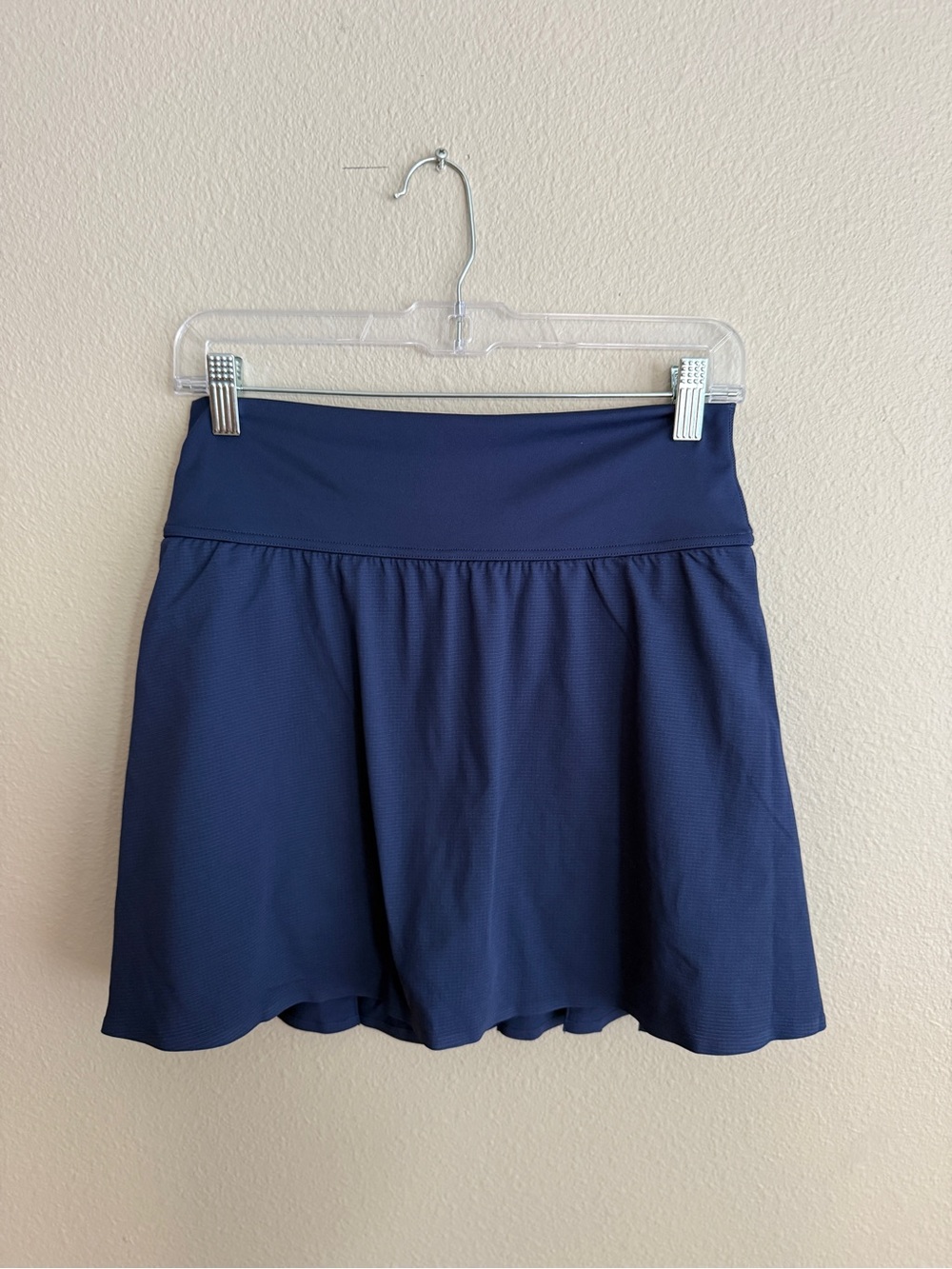 Uniqlo Girls Sz L Navy Athletic Skort Side Pockets Pleated